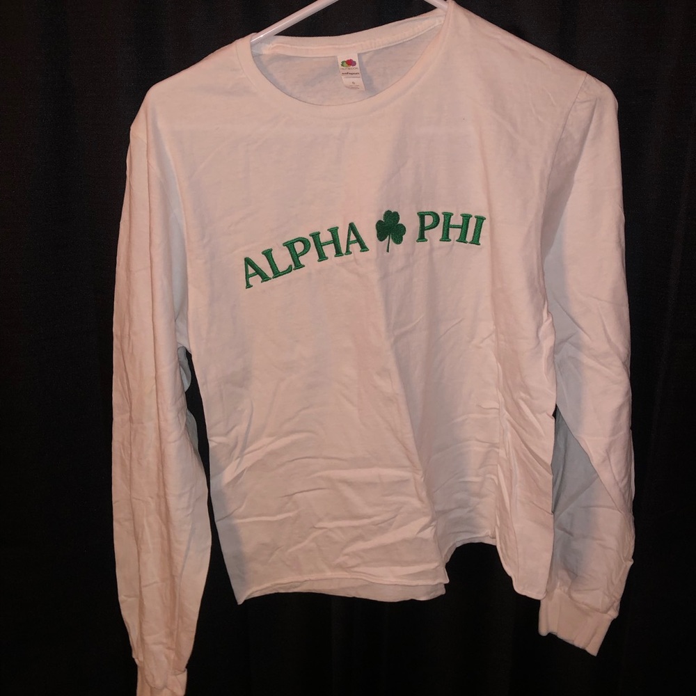 Alpha phi long sleeve T-shirt